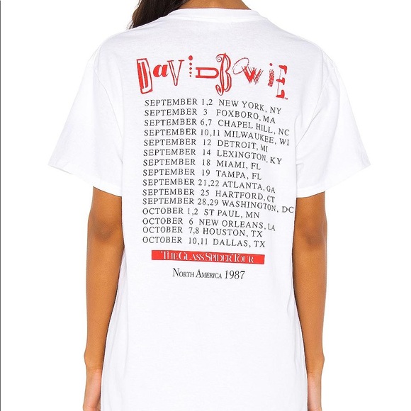 David Bowie Concert Tour Tee BRAND NEW - Picture 3 of 6